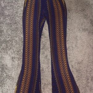 Boho Pattern Flare Pants